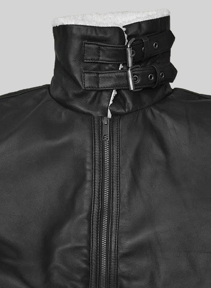 B3 Aviator Black Leather Jacket