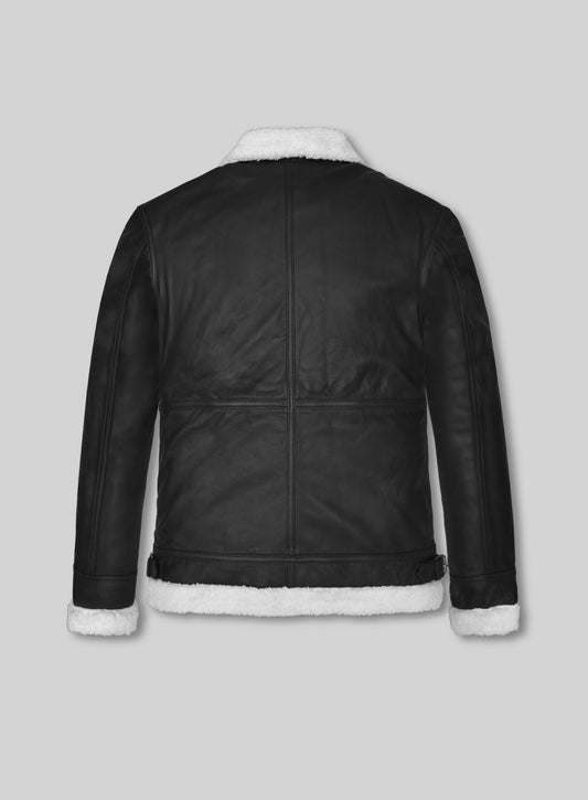 B3 Aviator Black Leather Jacket