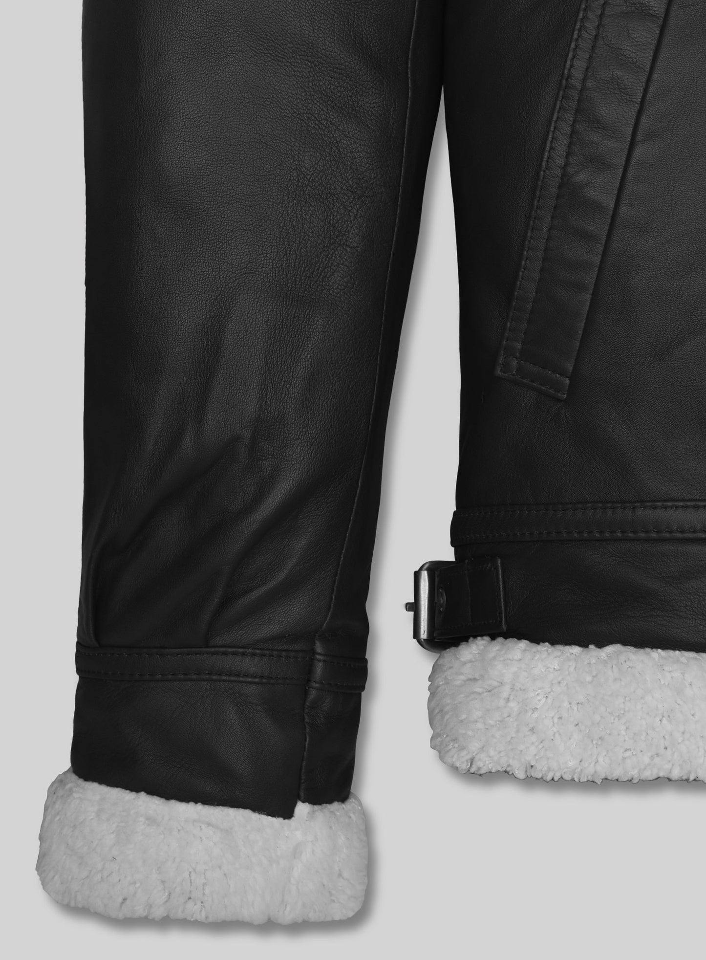 B3 Aviator Black Leather Jacket