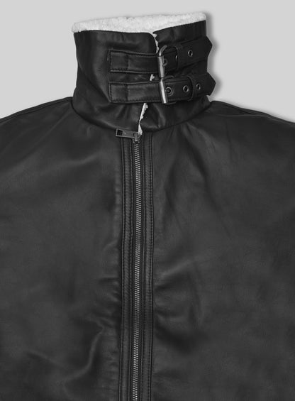 B3 Aviator Black Leather Jacket