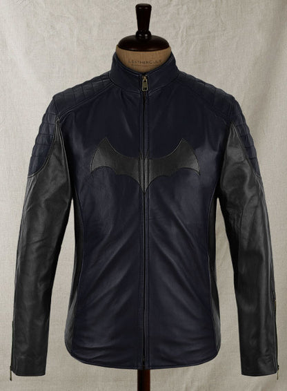 Batman Begins Christian Bale Leather Jacket - LeatherCult