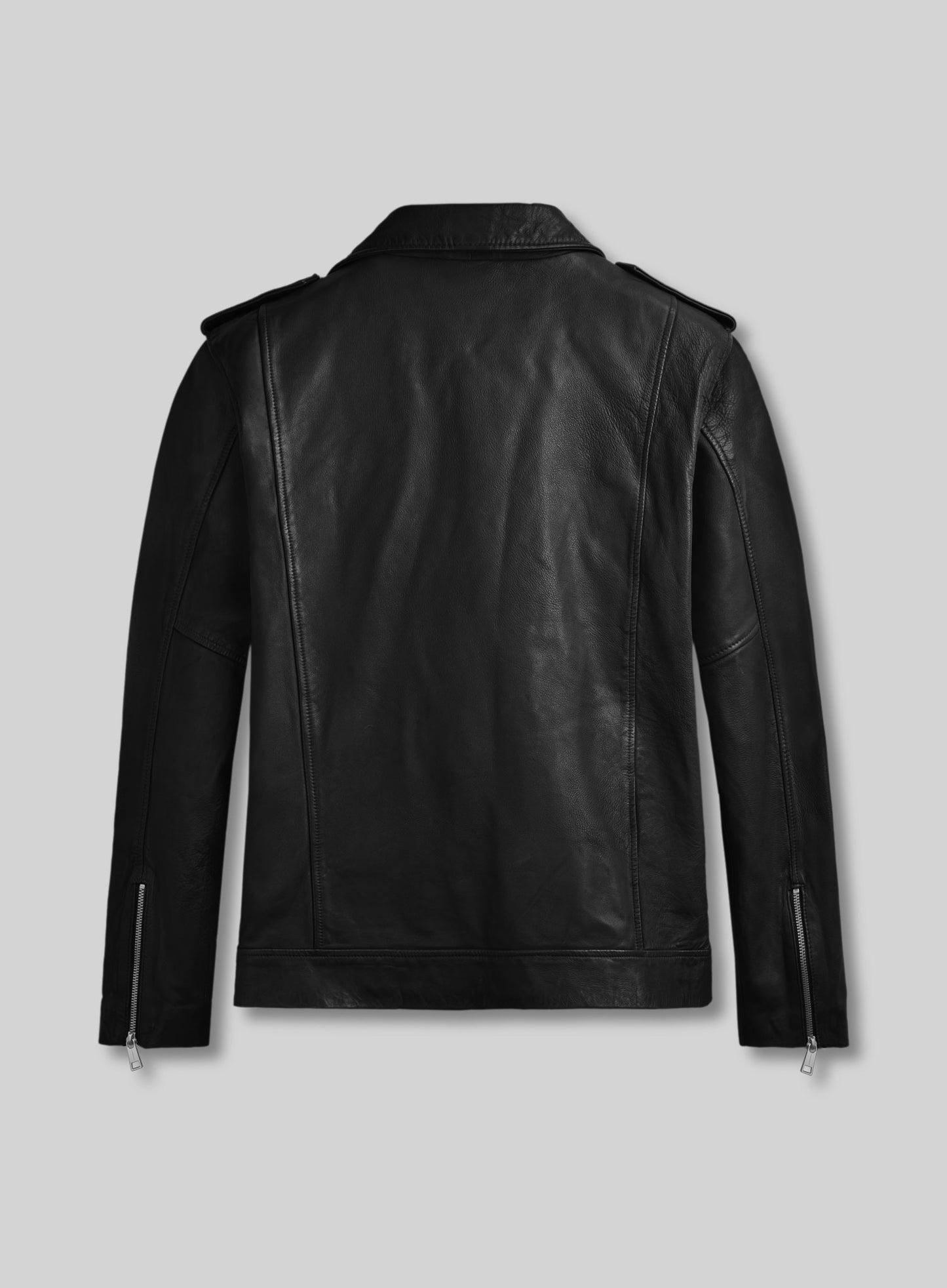 Beast Black Biker Leather Jacket