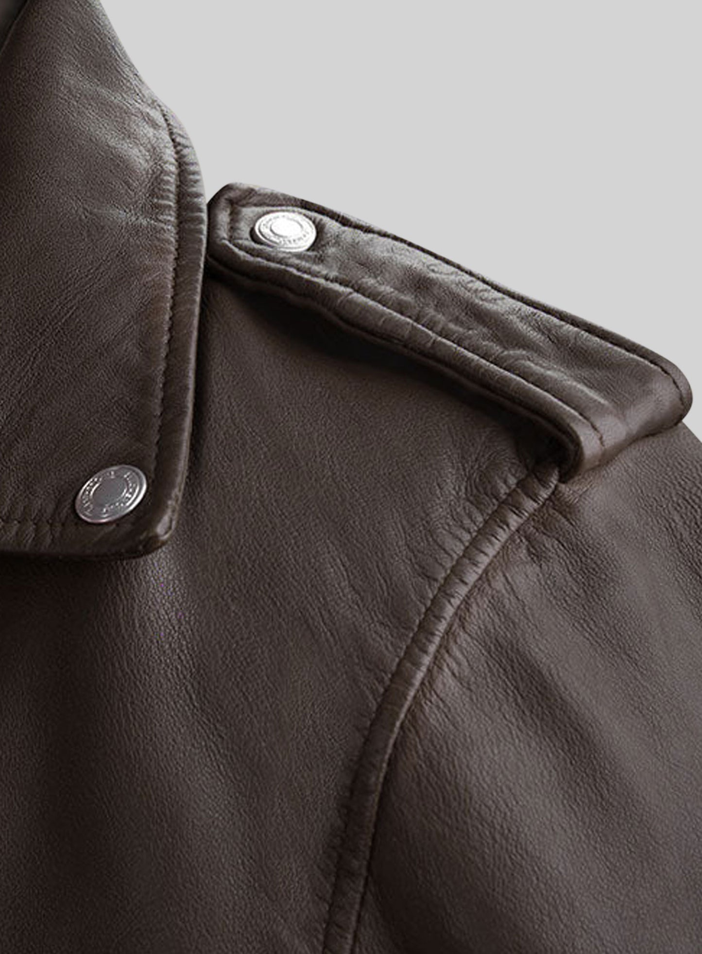 Beast Brown Biker Leather Jacket
