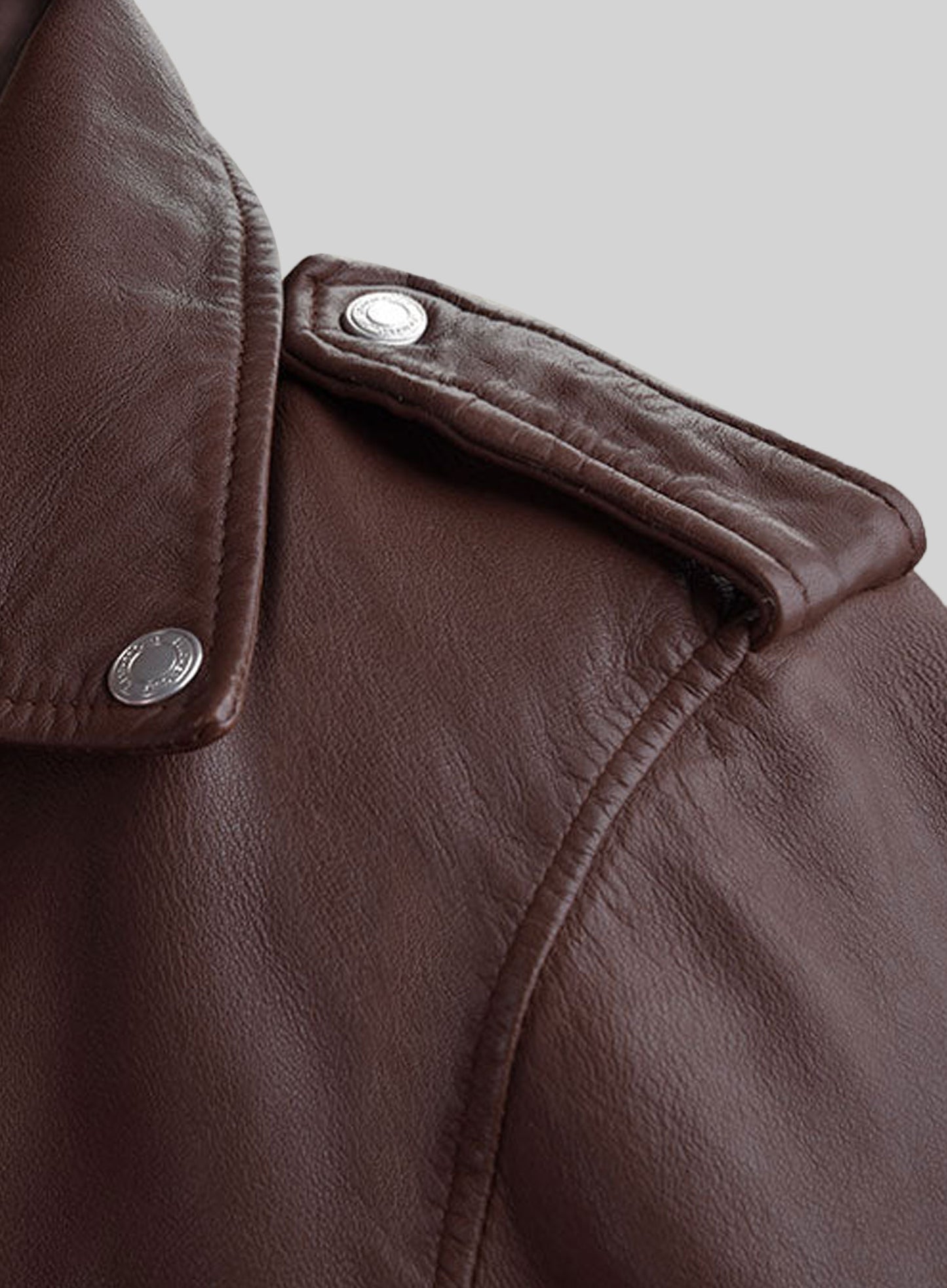 Beast Burgundy Biker Leather Jacket