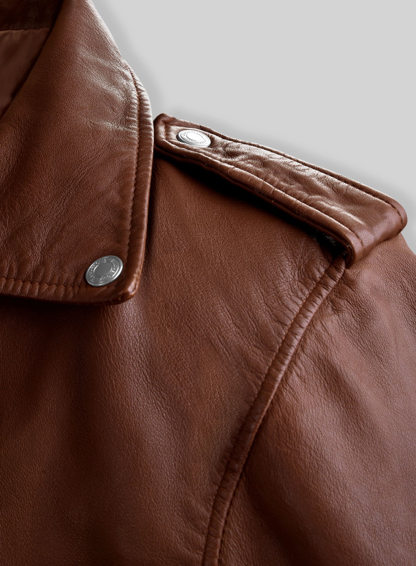 Beast Tan Biker Leather Jacket