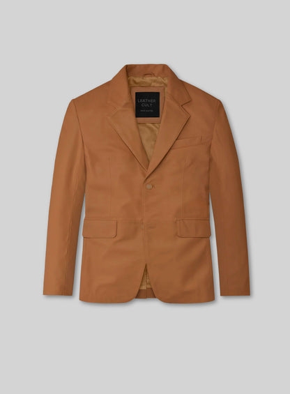 Bella Brown Lambskin Leather Suits