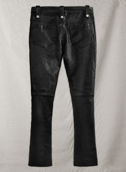 Bella Thorne Leather Pants - LeatherCult