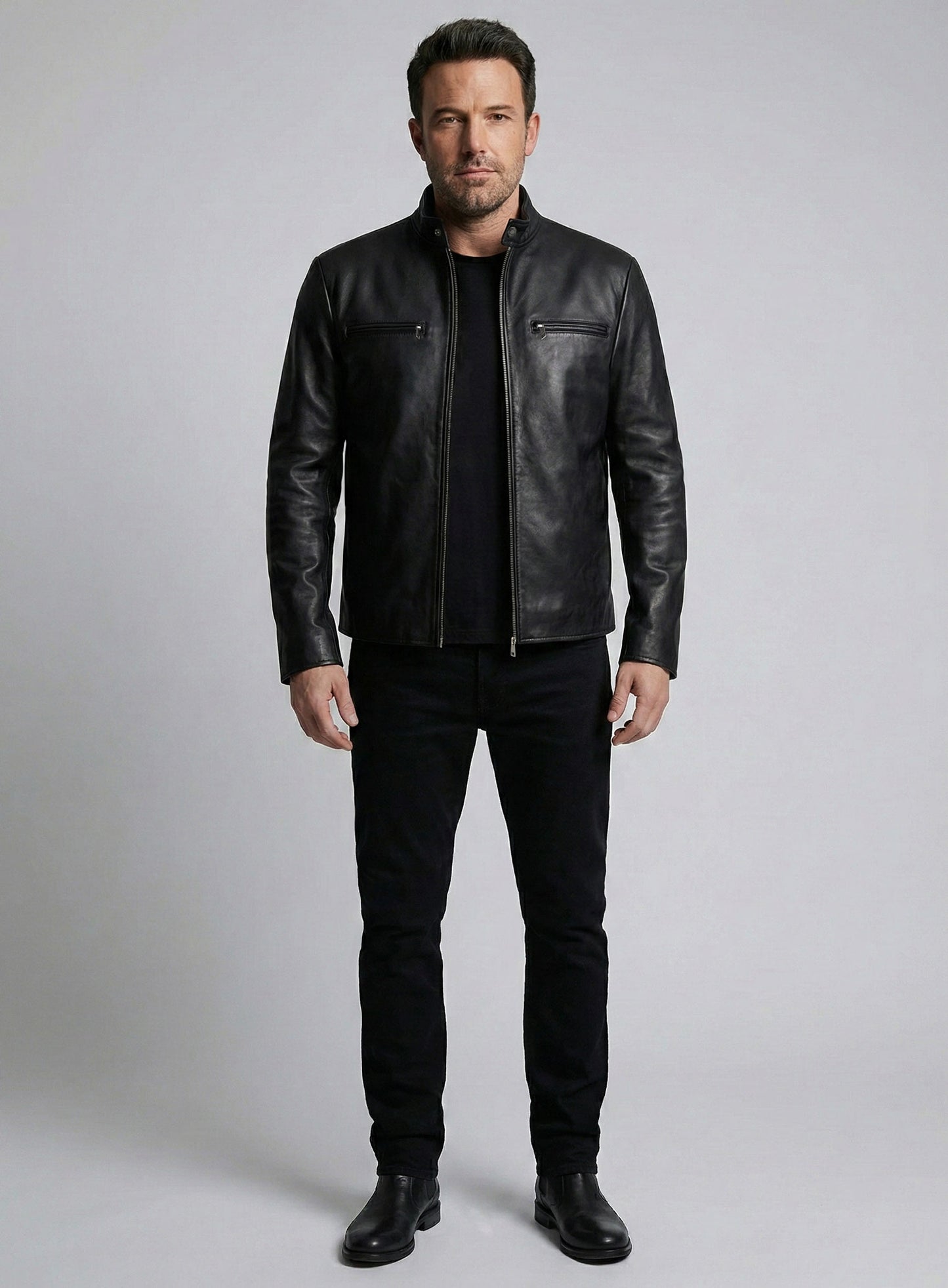Ben Affleck Leather Jacket #2