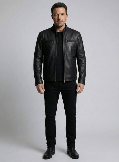 Ben Affleck Leather Jacket #2