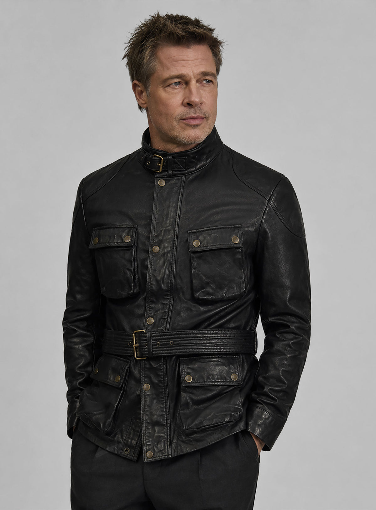 Benjamin Button Leather Jacket