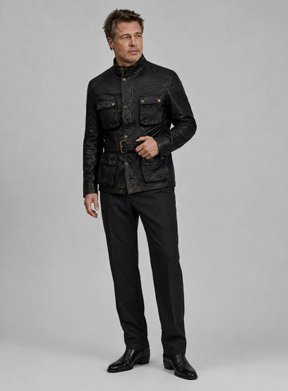 Benjamin Button Leather Jacket