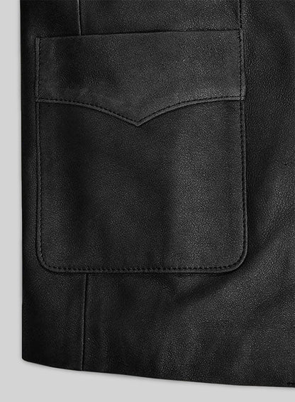 Ben Stiller Leather Blazer