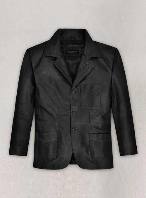 Ben Stiller Leather Blazer - LeatherCult