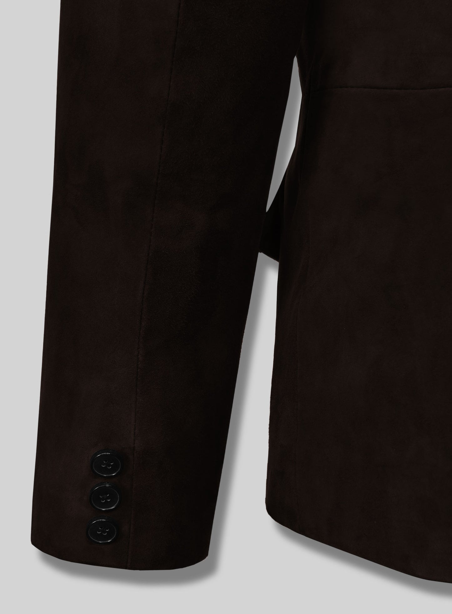 Black Coffee Suede Western Leather Blazer