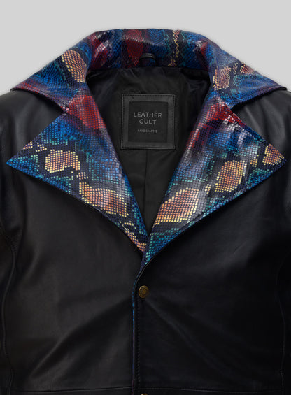 Black Devil May Cry 5 Dante Leather Coat