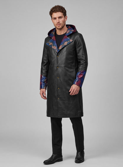 Black Devil May Cry 5 Dante Leather Coat