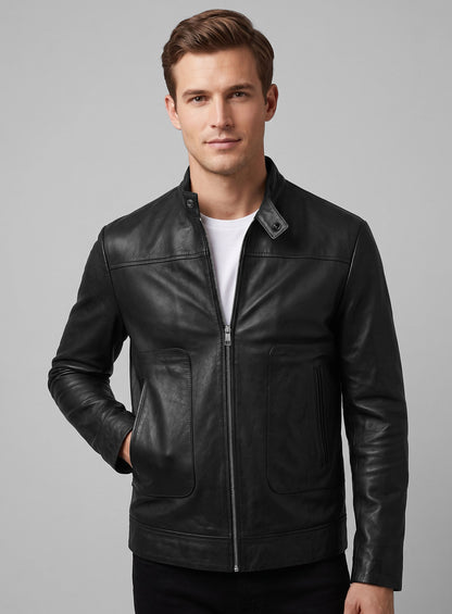 Black Tom Hardy This Means War Leather Jacket