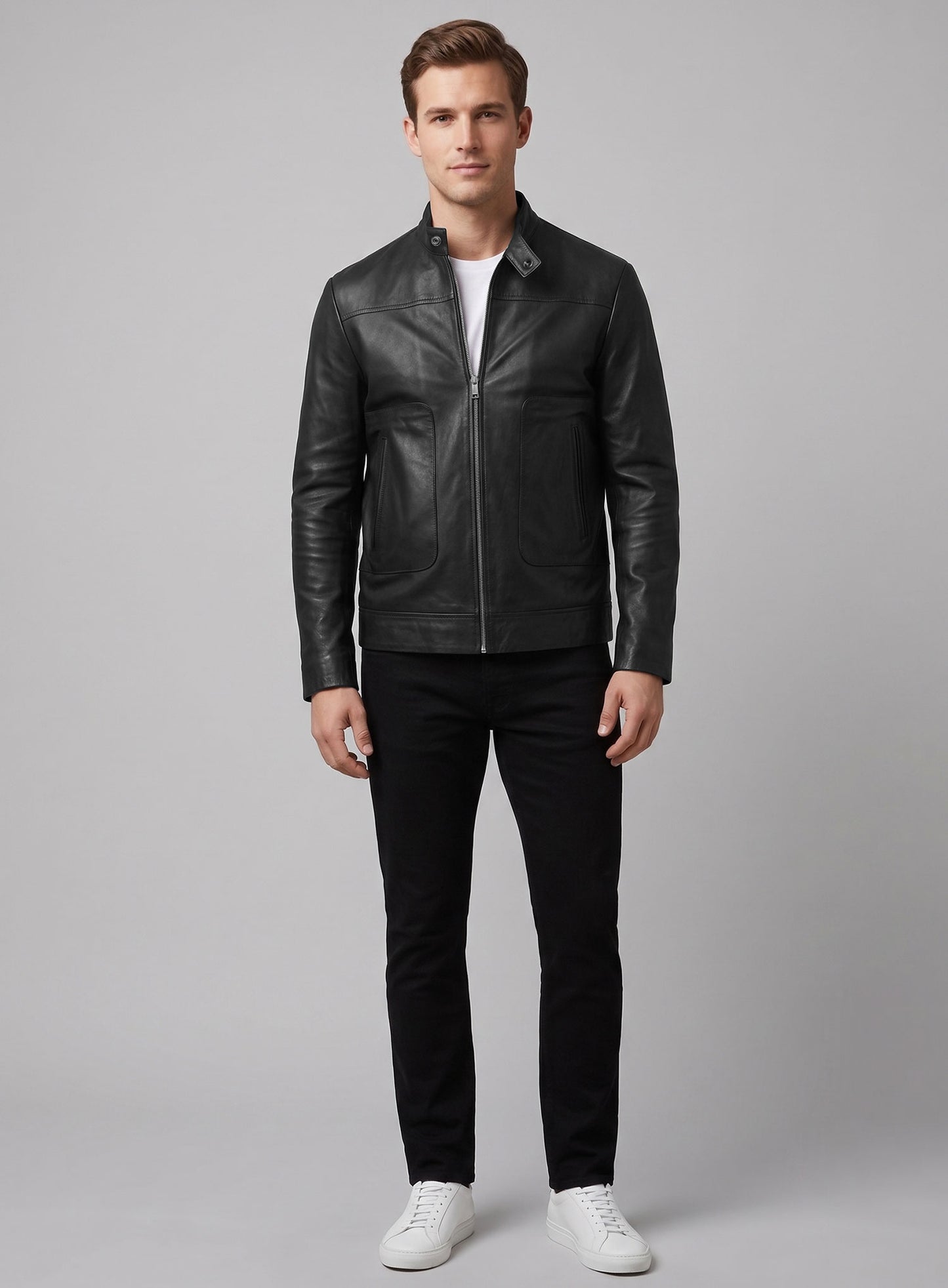 Black Tom Hardy This Means War Leather Jacket