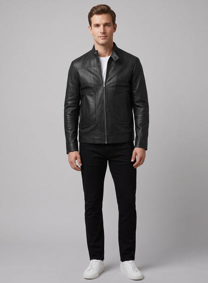 Black Tom Hardy This Means War Leather Jacket