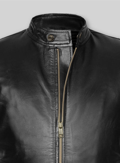 Black Zac Efron Baywatch Leather Jacket