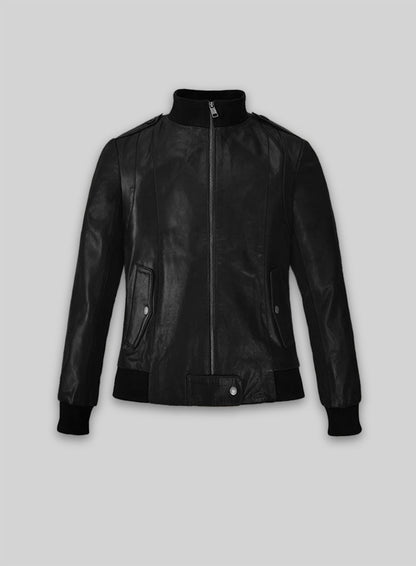 Black Amy Adams Leather Jacket