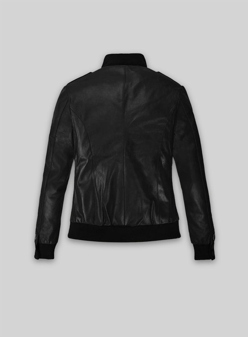 Black Amy Adams Leather Jacket
