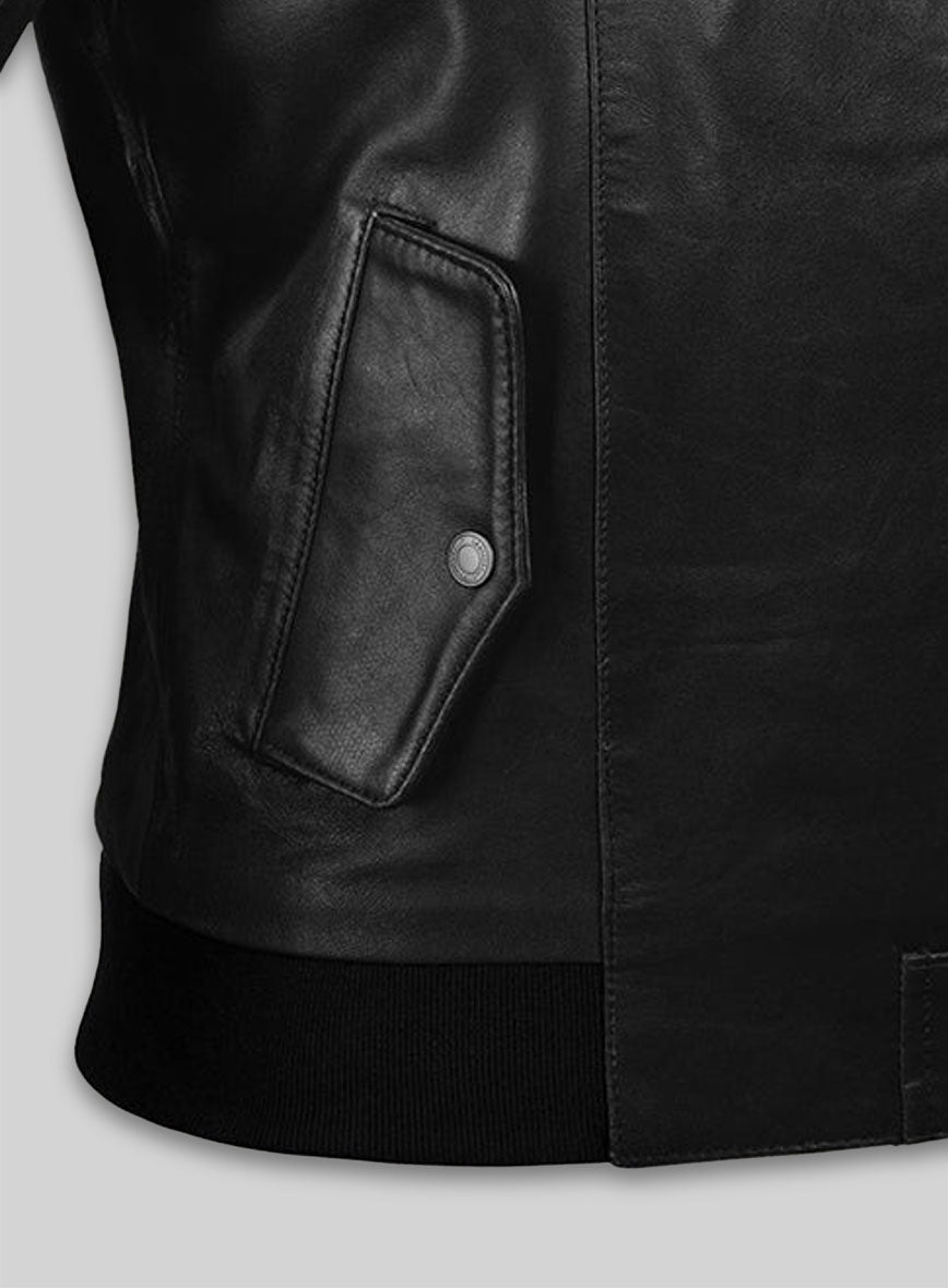 Black Amy Adams Leather Jacket