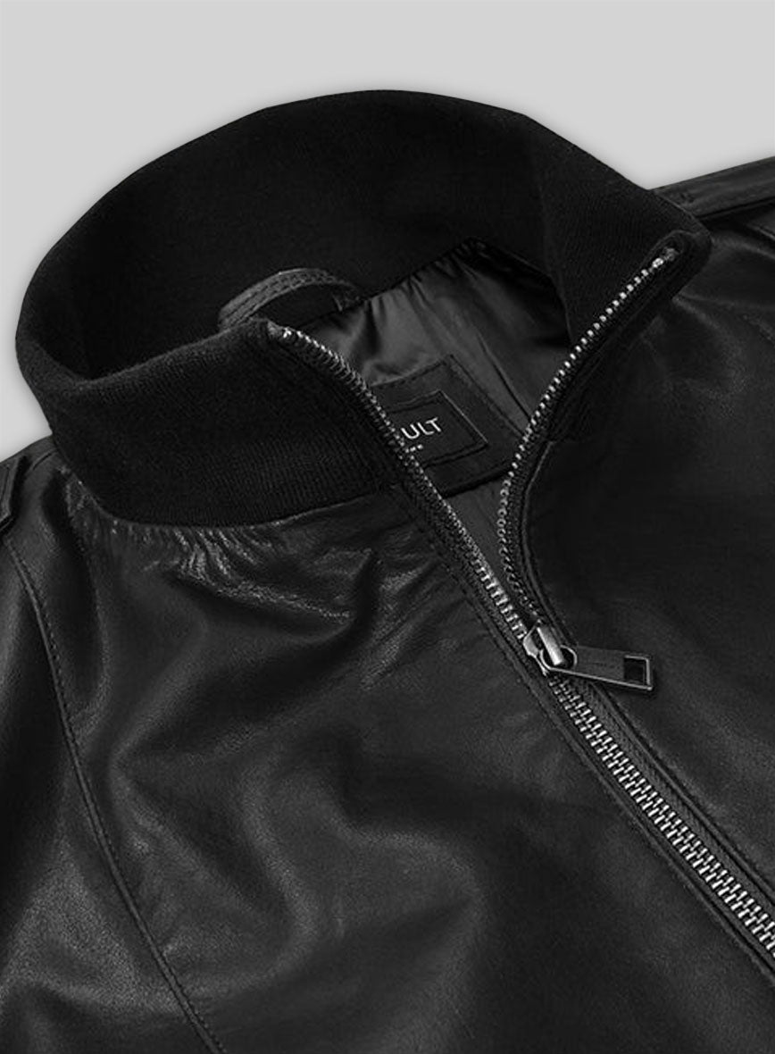 Black Amy Adams Leather Jacket