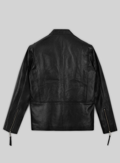 Black Bradley Cooper Burnt Leather Jacket - LeatherCult