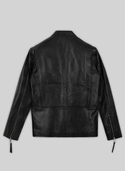 Black Bradley Cooper Burnt Leather Jacket - LeatherCult