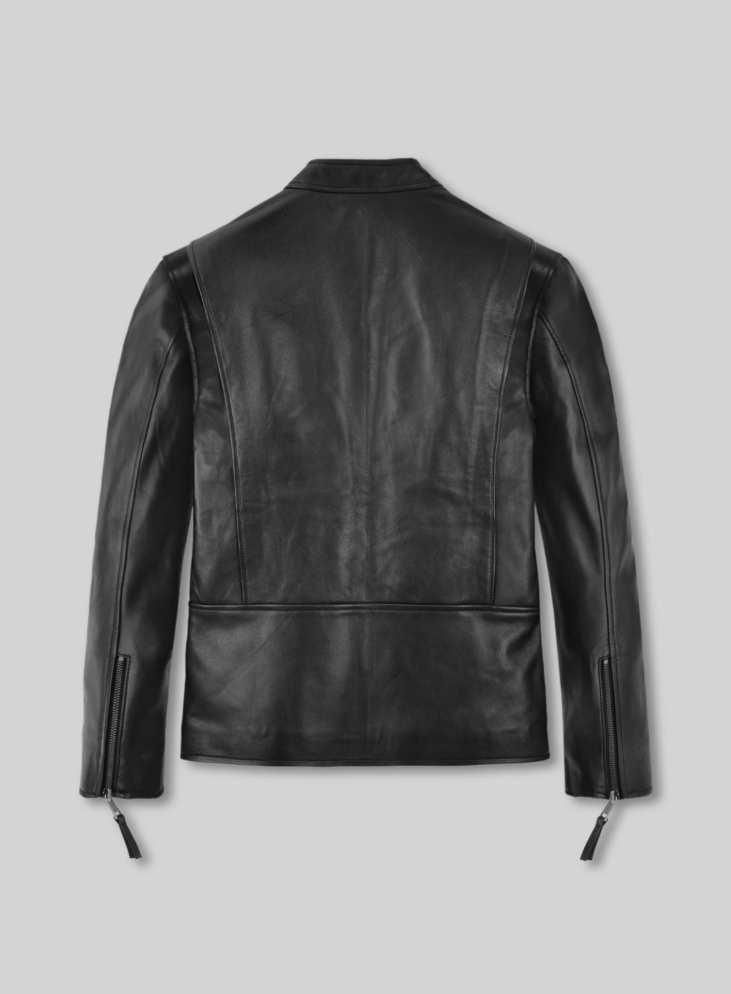 Black Bradley Cooper Burnt Leather Jacket