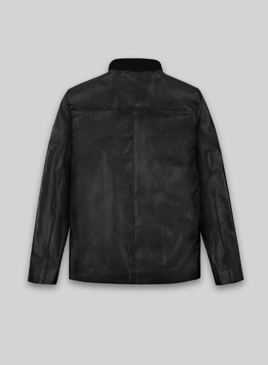 Black Daniel Craig Casino Royale Leather Jacket