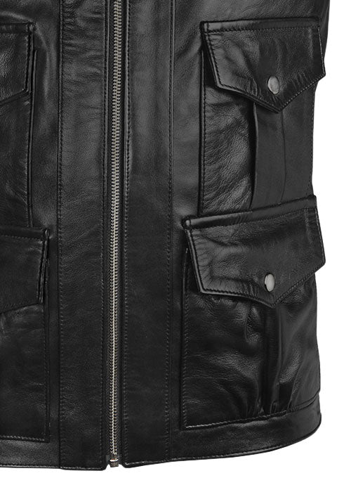 Black Daniel Craig Casino Royale Leather Jacket - LeatherCult