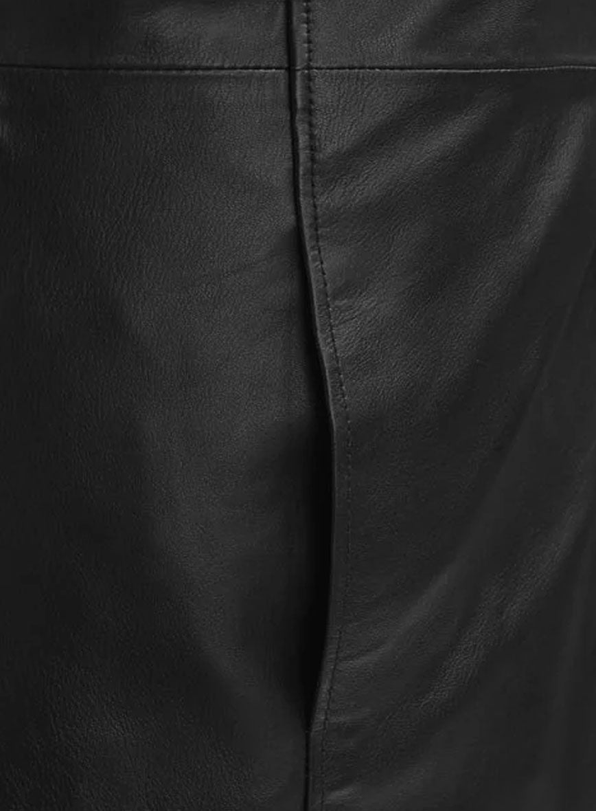 Black Devil May Cry 5 Dante Leather Coat