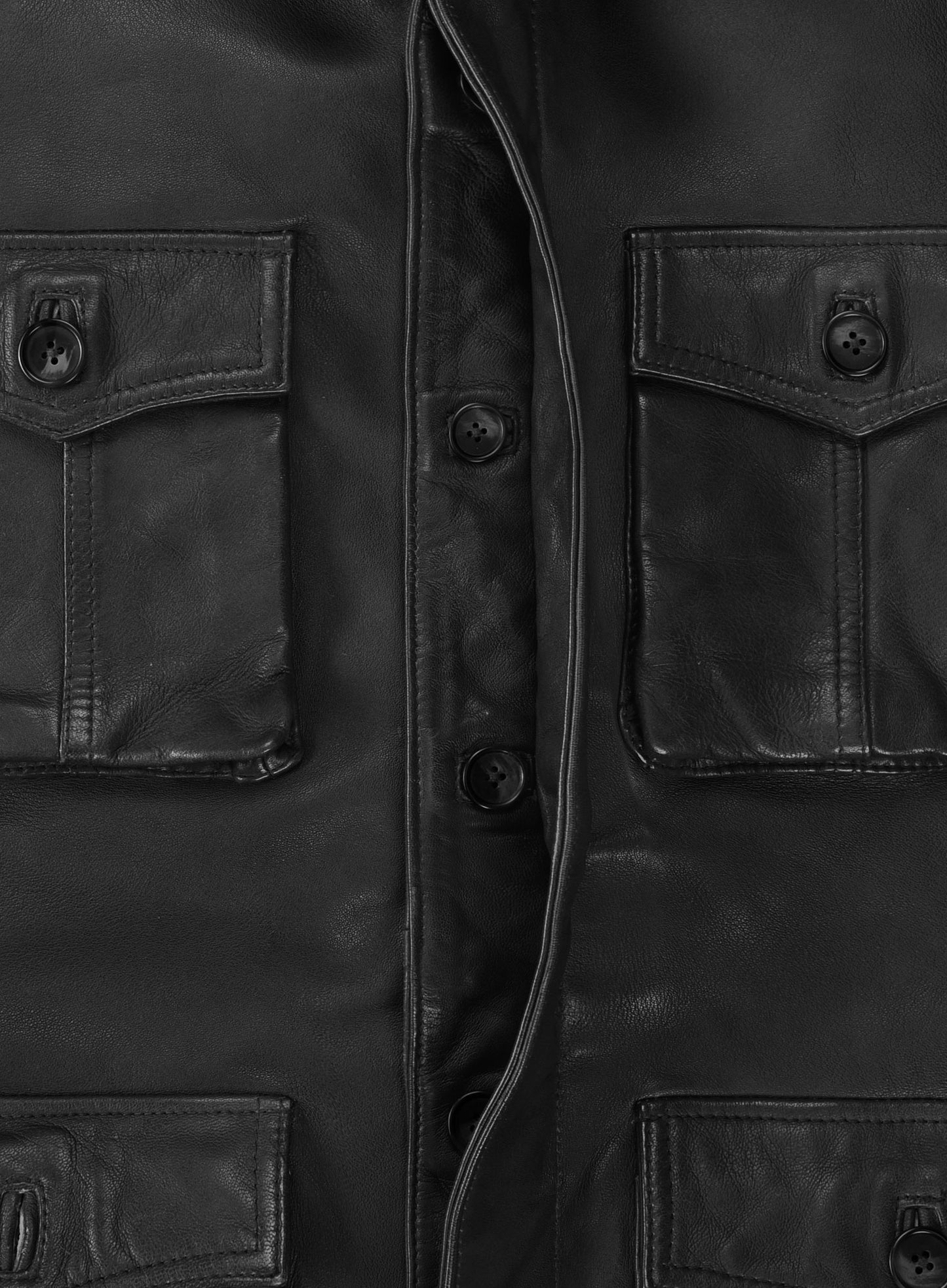 Black Jensen Ross Ackles Supernatural Season 7 Leather Jacket
