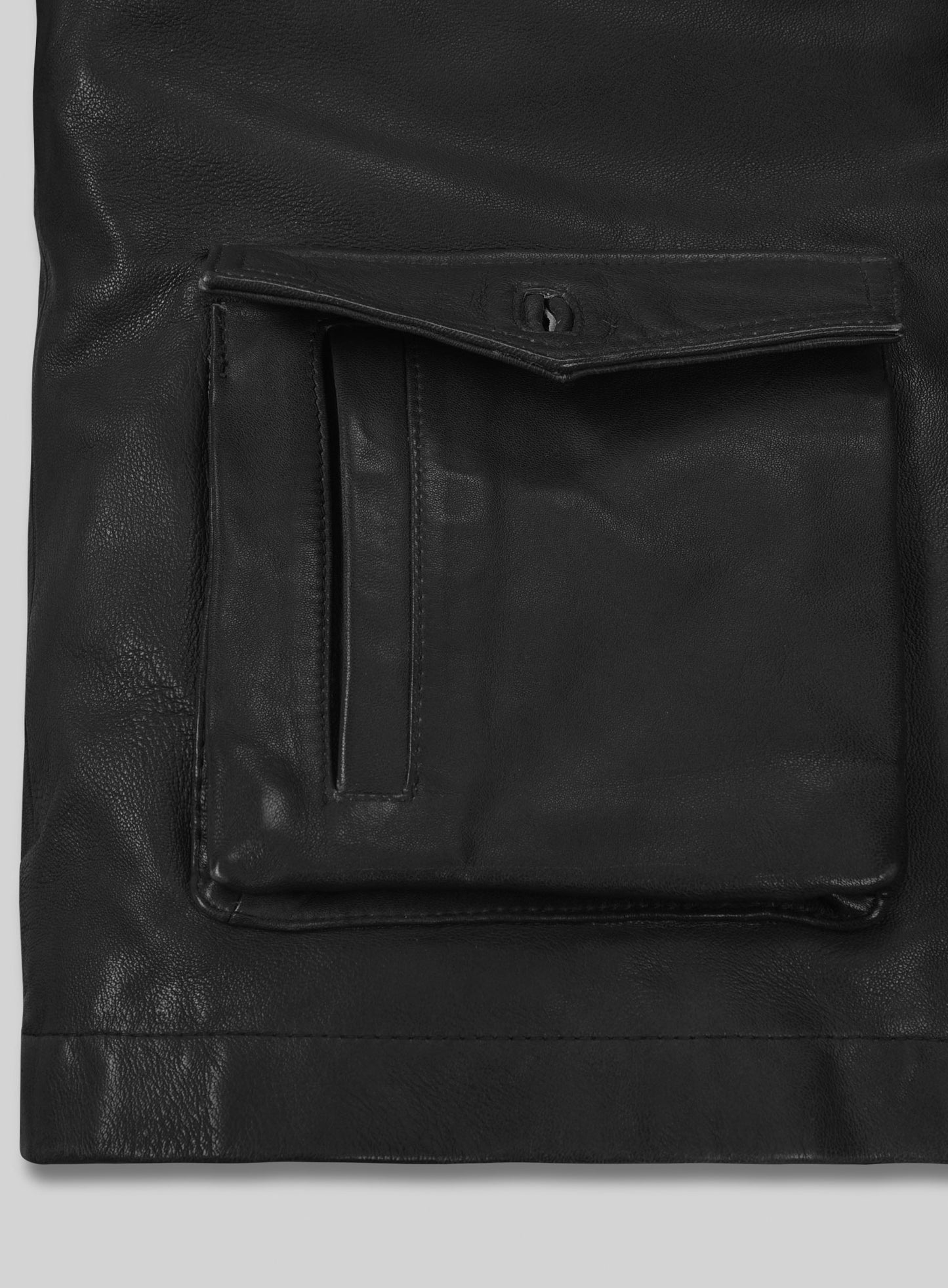 Black Jensen Ross Ackles Supernatural Season 7 Leather Jacket