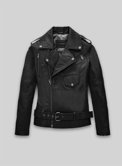 Black Jessica Alba Leather Jacket