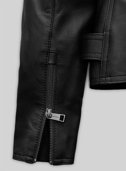 Black Jessica Alba Leather Jacket