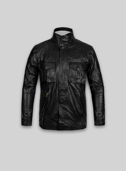 Black Leather Jacket # 126