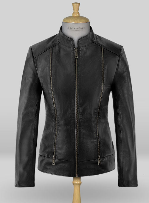 Black Leather Jacket # 230 - LeatherCult