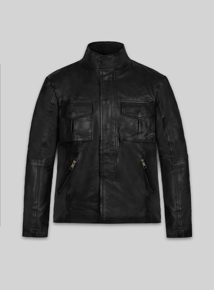 Black Leather Jacket # 126