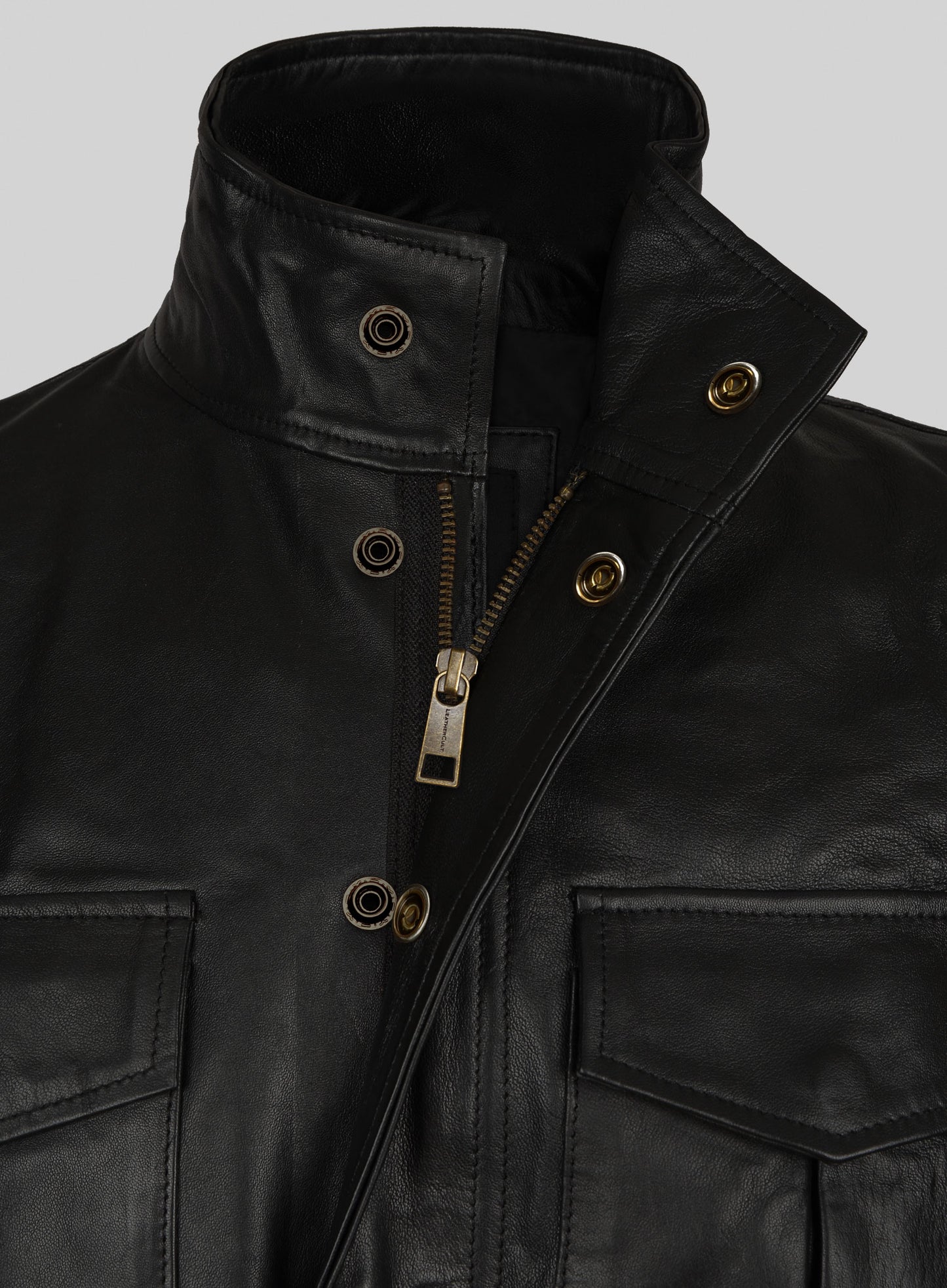 Black Leather Jacket # 126