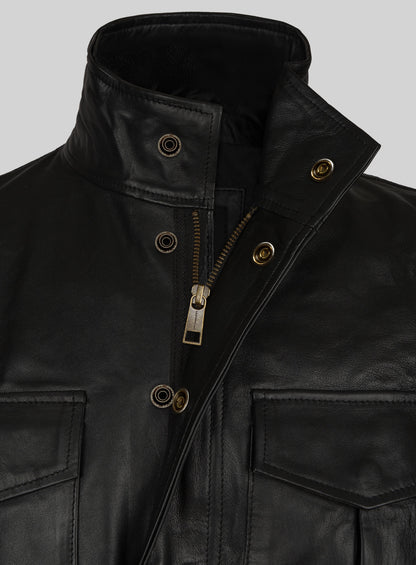 Black Leather Jacket # 126