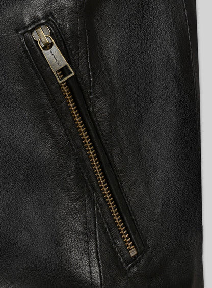 Black Leather Jacket # 126