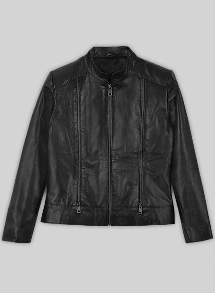 Black Leather Jacket # 230