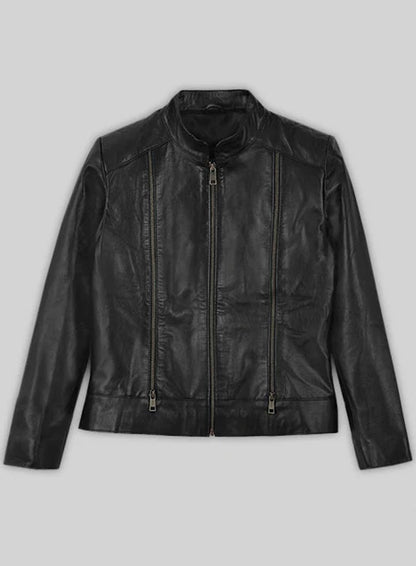 Black Leather Jacket # 230