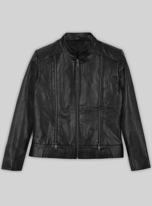 Black Leather Jacket # 230