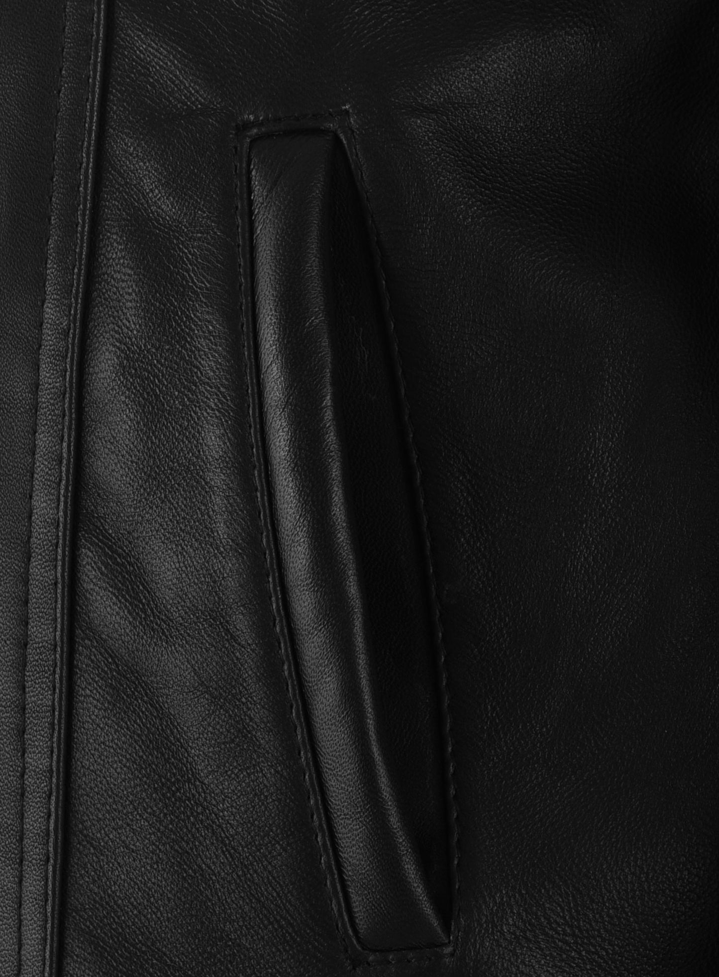 Black Sherpa Leather Jacket