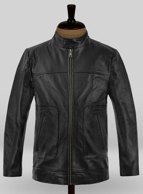 Black Tom Hardy This Means War Leather Jacket - LeatherCult