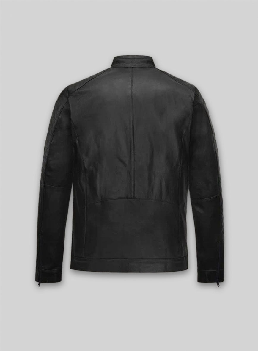 Black Vin Diesel Leather Jacket #2